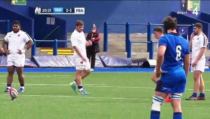 Tournoi U20 des Six Nations : la France s'impose dans la difficulté face à l'Italie