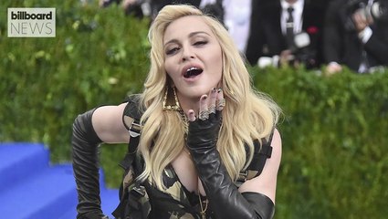 Madonna Premieres 'No Fear, Courage, Resist Video' at Time Square For Pride Weekend | Billboard News