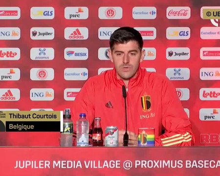 8es - Courtois : Dommage d'affronter le Portugal dès maintenant