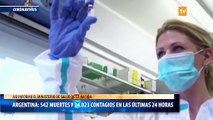 Argentina 542 muertes y 24023 contagios en las últimas 24 horas