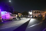 Otobüs ile minibüs çarpıştı: 12 yaralı