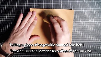 Leather Carving Asian Bamboo Art (Hd) By Fischer Workshops