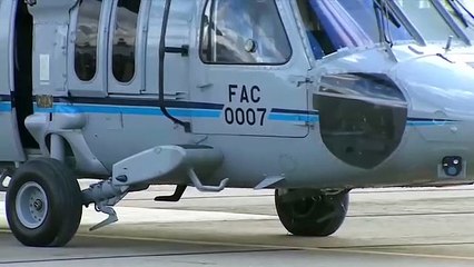 Así quedó el helicóptero del Presidente tras ataque a tiros