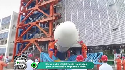 China entra oficialmente na corrida pela colonização do planeta Marte