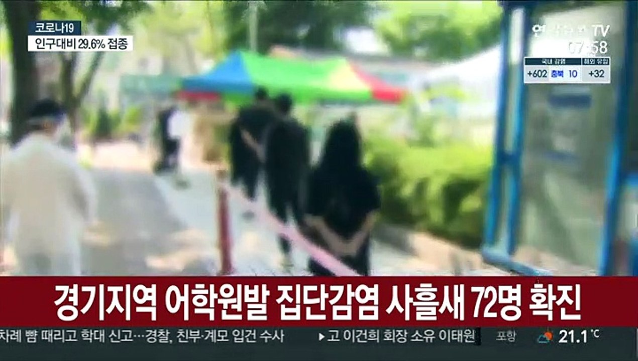 나흘 연속 600명대 예상…경기 어학원 감염 확산