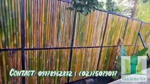 Supply And Installation Of Modular Bamboo Fence Panel @ Forbes Park Makati | Manila Bamboo Store