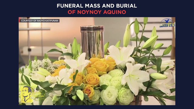 Funeral Mass and burial of former Philippine president Noynoy Aquino