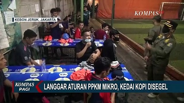 Langgar Aturan Jam Malam, Tempat Futsal dan Kedai Kopi di Jakbar Disegel Satpol PP