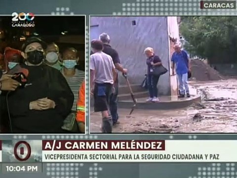 Gobierno Nacional brinda atención integral a familias afectadas por las lluvias en la parroquia Macarao