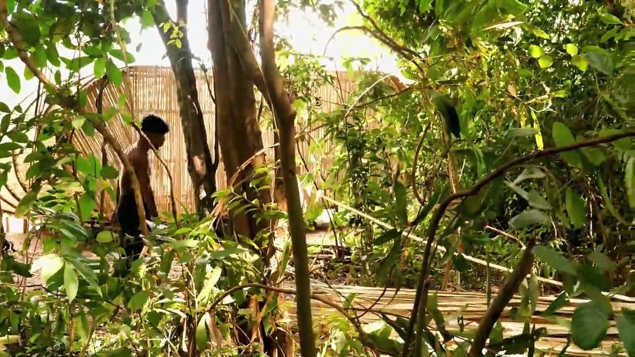 Building The Most Creative Luxury Bamboo Villa And Décor Indoor And Roof With Simple Tool