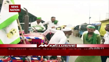 Farmer Protest: Protest intensified again at Ghazipur border