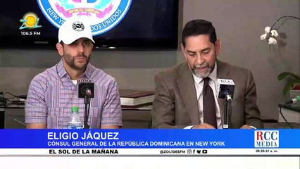 Eligio Jaquez, Cónsul Dominicano en NY ofrece detalles sobre los trabajos en el Consulado