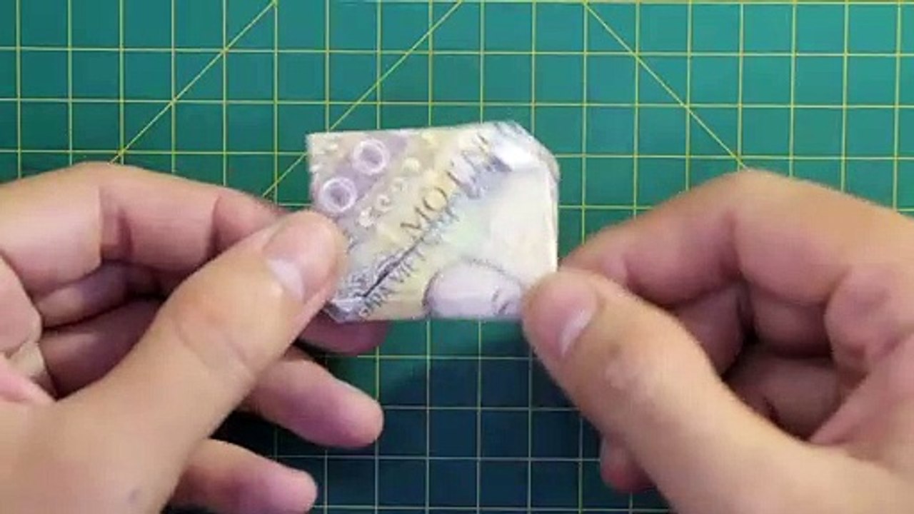 Money origami wallet demo - origami money vietnam