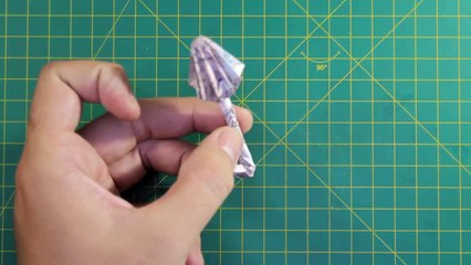 Money origami umbrella demo - origami money vietnam