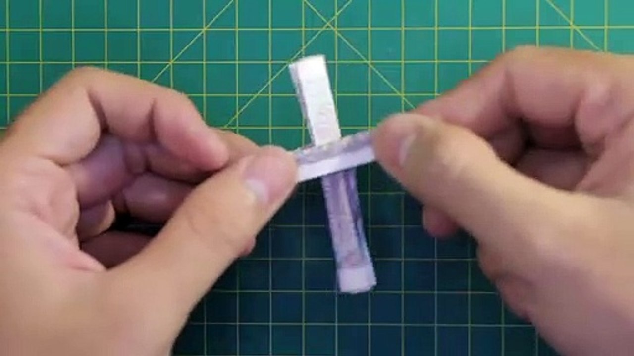 Money origami jesus' cross demo - origami money vietnam