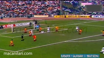 Bursaspor 1-0 Galatasaray [HD] 22.03.1987 - 1986-1987 Turkish 1st League Matchday 27