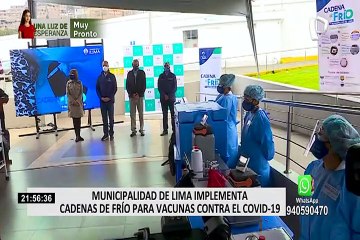 Casi un millón de soles invirtió la MML en implementación de cuatro cadenas de frío