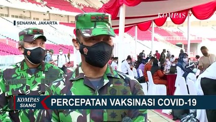 8.000 Warga DKI Jakarta Jalani Vaksinasi di GBK, Cukup Bawa KTP Saja