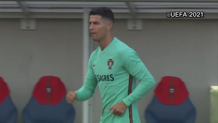 Ronaldo, Fernandes & Felix lead Portugal training for Belgium at Euro 2020