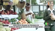 Expectativa salarial de peruanos en busca de trabajo se redujo en los últimos meses