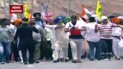 Farmer Protest: Heavy Protest seen in Panchkula of Chandigarh