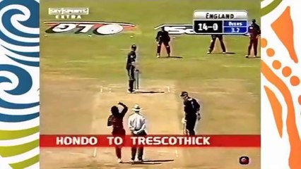 Rare England v Zimbabwe, Champions Trophy 2002 Highlights Trescothick 119 Heath Streak 50