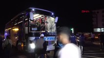 Aksaray'da otobüs ile panelvan minibüs çarpıştı 12 yaralı