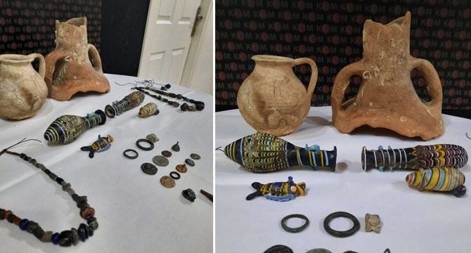 Kaçakçılık operasyonu: 237 tarihi eser ele geçirildi