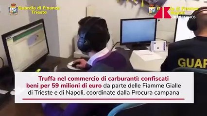 Truffa nel commercio di carburanti, sequestrati beni per 59 milioni