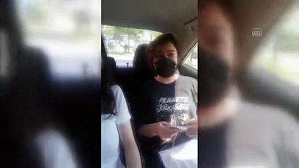 SAMSUN - YKS'ye geç kalan adayları sınav merkezlerine polis götürdü