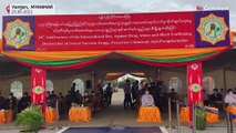 Autoridades de Myanmar assinalam dia da luta contra as drogas