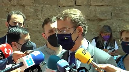 Feijóo asegura que "un botellón" es "el acto de mayor riesgo" para la salud pública