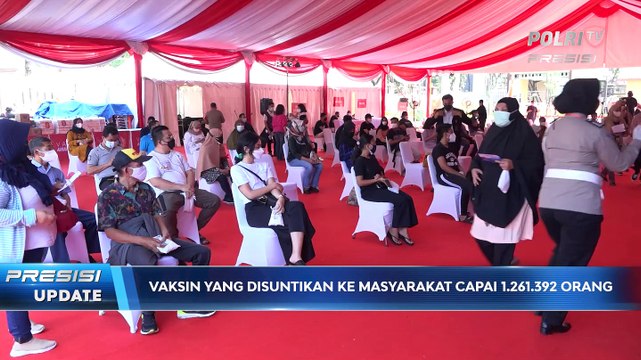 Data Serbuan Vaksinasi TNI-Polri per Tanggal 26 Juni 2021 Capai 1.261.392