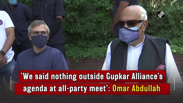 ‘We said nothing outside Gupkar Alliance’s agenda at all-party meet’: Omar Abdullah