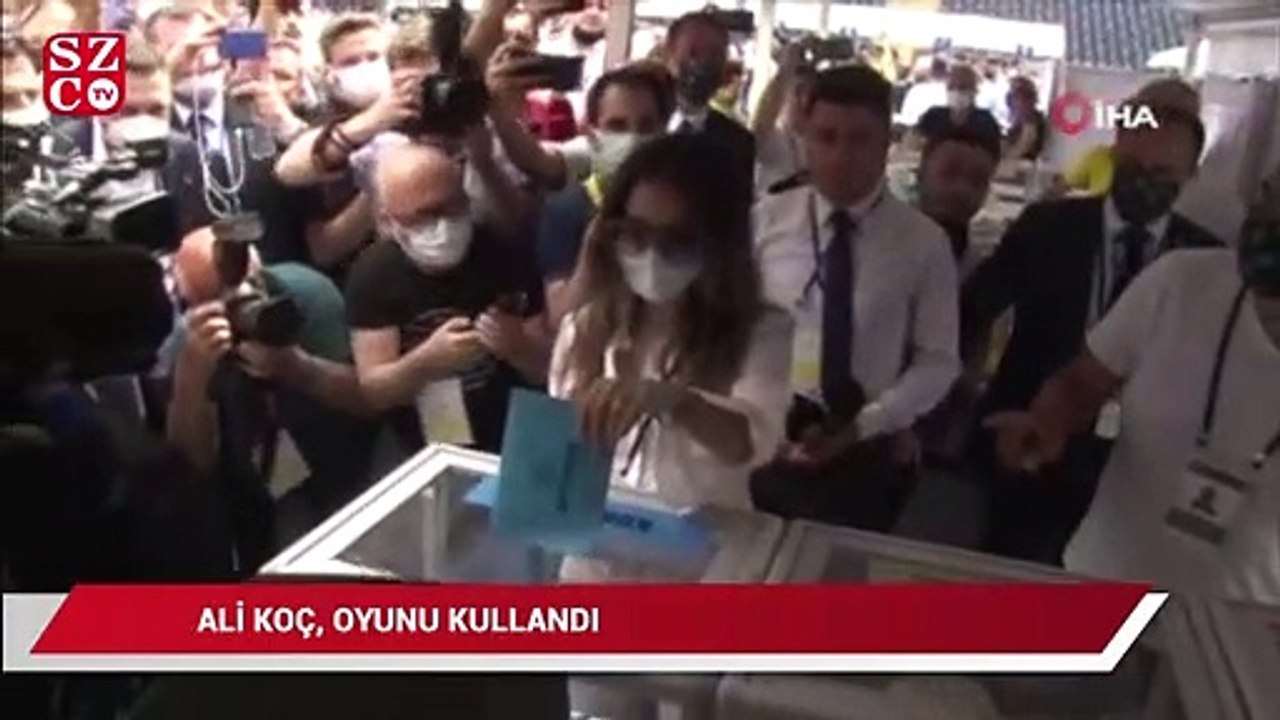 Fenerbahçe Başkanı Ali Koç oyunu kullandı