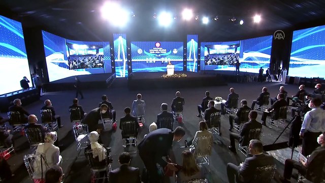 İSTANBUL - AK Parti Genel Başkanvekili Yıldırım, “Kanal İstanbul Sazlıdere Köprüsü Temel Atma Töreni”nde konuştu (1)