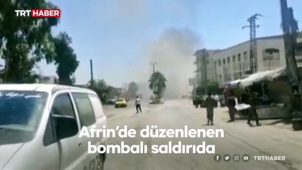 Afrin'de bombalı araç saldırısı: 3 sivil öldü