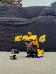 Remote control transforming robot car  ||
