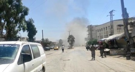 Afrin'de patlayıcı yüklü araç infilak etti: 3 ölü, 3 yaralı