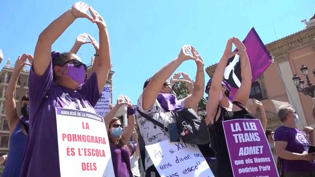 Colectivos feministas exigen la derogación de las leyes trans