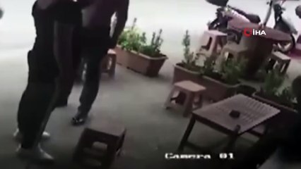 Beykoz'da engelli vatandaşların darp edildiği anlar kamerada