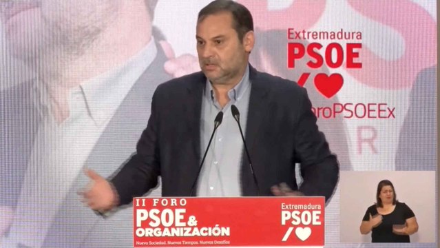 Ábalos: Aznar es el resentimiento hecho carne