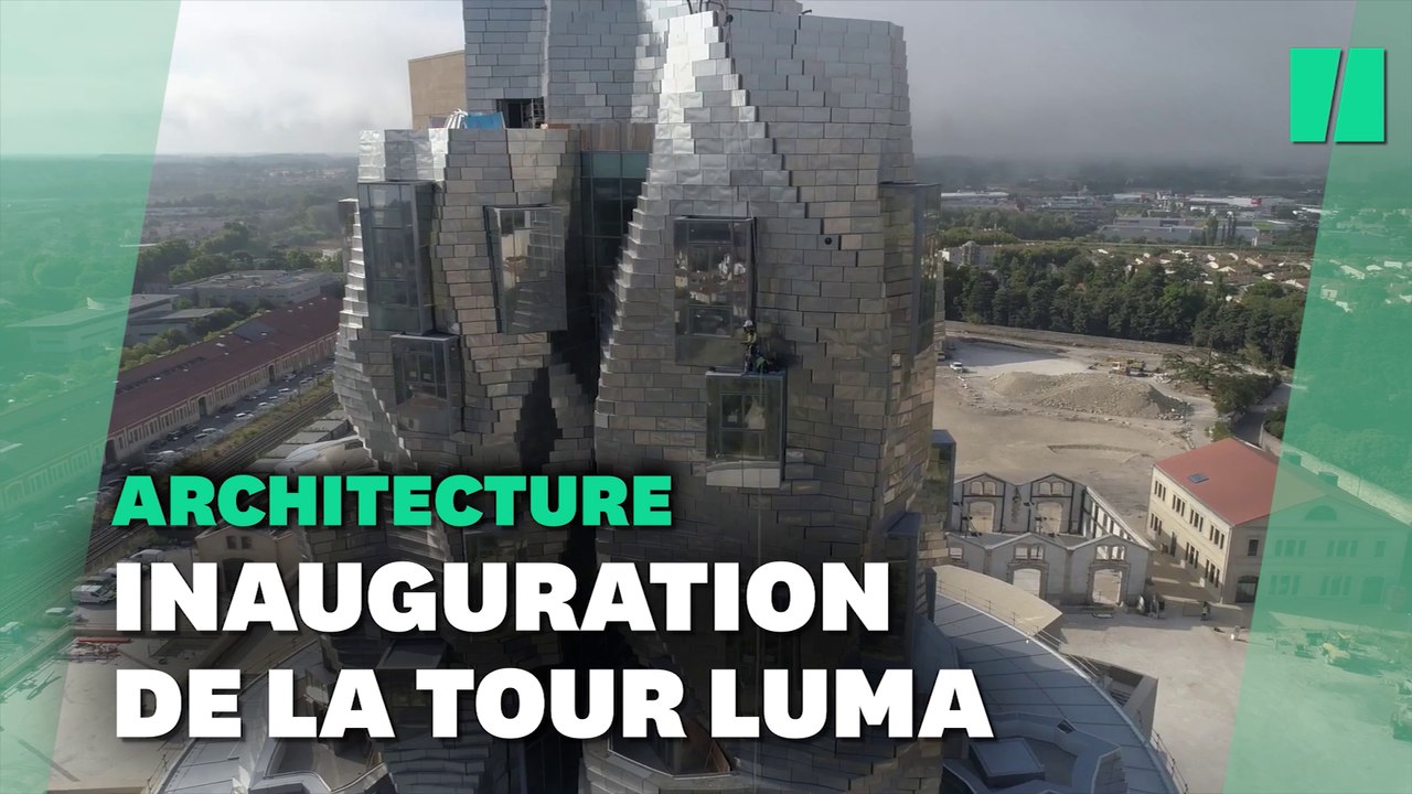 Les images de l'étonnante Tour Luma qui domine Arles