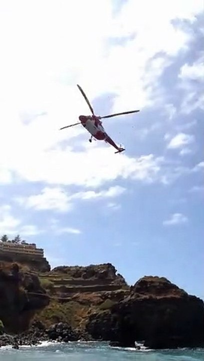 Rescatan a una persona en la playa de Los Roques