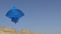 Plastic bag 2 TAWA Kite Making with flying test