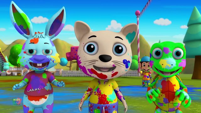 Aayi Re Holi - Kids Song - आई रे होली - Mazedaar Hindi Balgeet - Bandar Mama Pahan Pajama