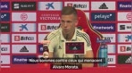 Espagne - Olmo s'indigne des menaces visant Morata