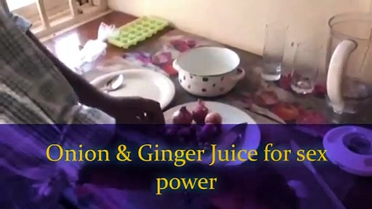 Onion and Ginger juice