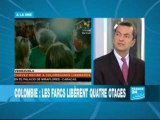 4 otages des Farcs libérés!-France 24