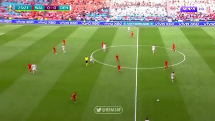 Denmark vs Wales (4 -0) #Goal #Euro  #WalesvsDenmark  #Eurocupbestgoals #goal